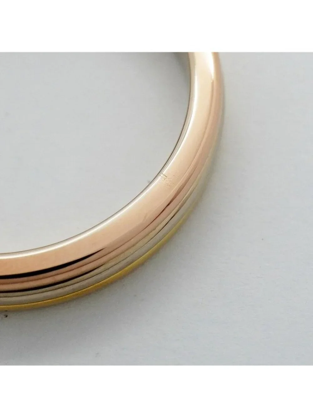 Cartier Ring Vendome 18K Yellow Gold 18K White Pink